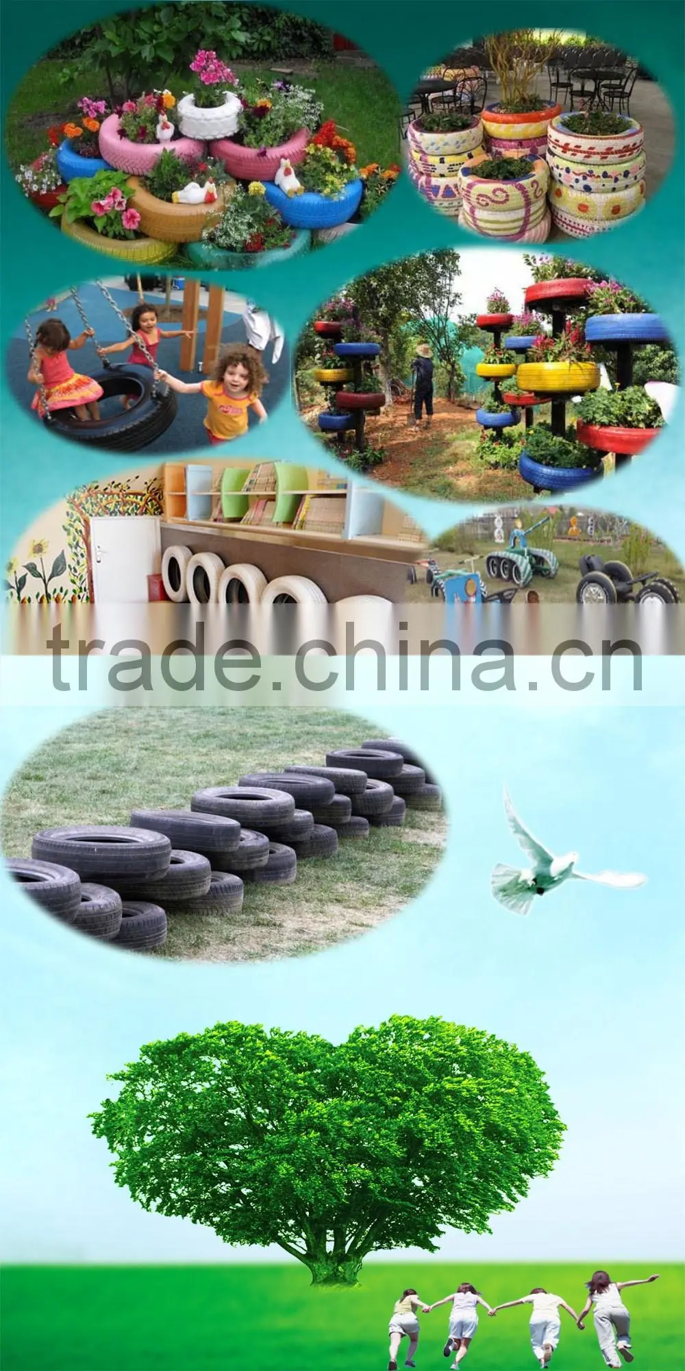 Green Technology Waste tyre recycling machine_Used tyre pyrolysis machine