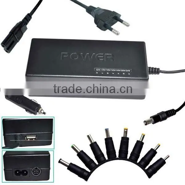 2 in 1 90W Universal Adapter for laptop Car and Home use