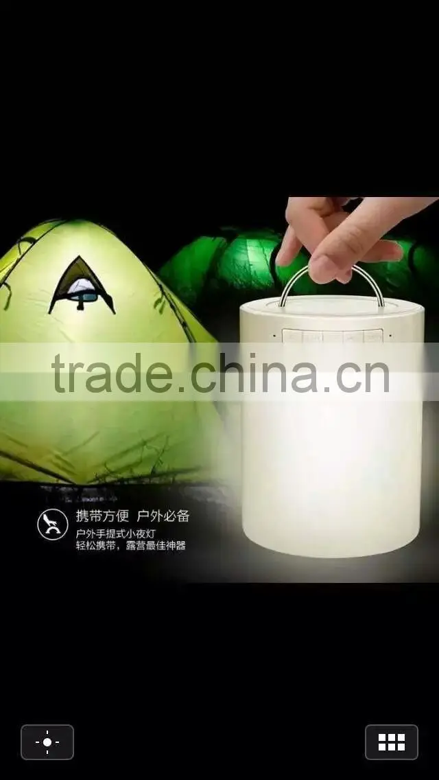 rechargable led night light camping light