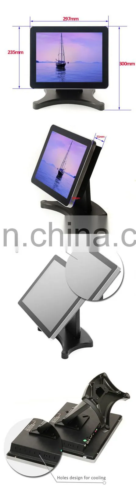 China Manufacturer Direct Sale 12 inches I5 All- in -one Touch Screen Computer POS Cash Register