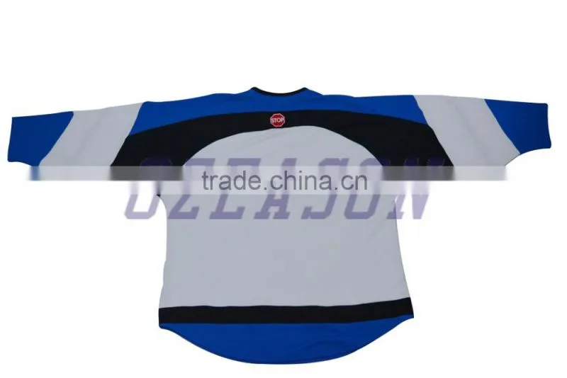 Custom men's hockey jersey set embroidery ice hockey jersey with socks for teams