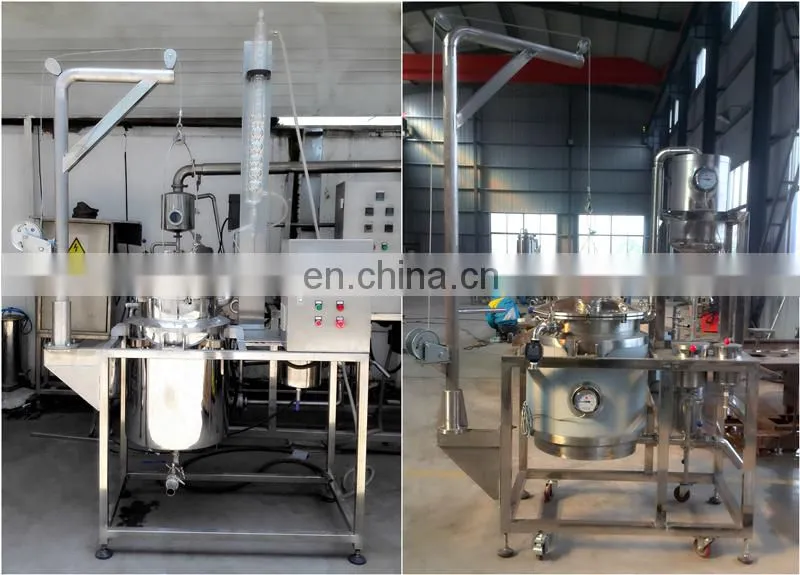 Mini essential oil distillation equipment lab essential oils extracting machine laboratory steam distiller cheap price for sale