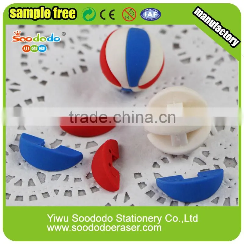 round shaped round erasers