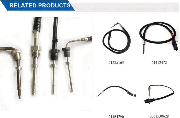 21164790 Auto truck Exhaust Gas Temperature Sensor for Volvo Sensor