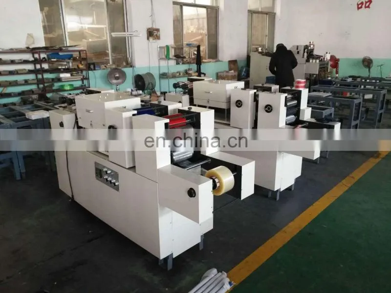 UT160 Automatic BOPP adhesive cellophane tape printing machine with 2 colors