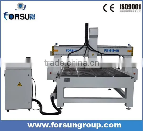 China suppliers 4 head woodworking cnc router for wood door, guitar, furniture/ wood cutting cnc machine for sale