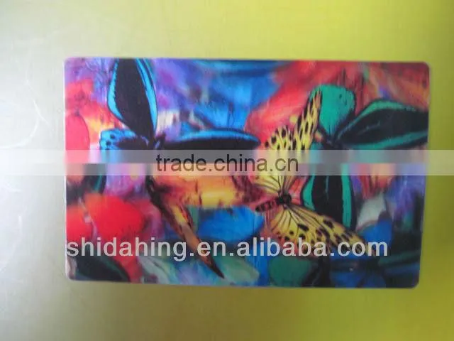 custom greeting card with 3d effect