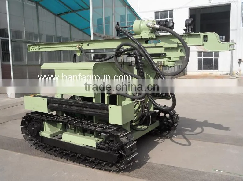 Most durable and economic ! HF100YA2 crawler type practical DTH drilling rig