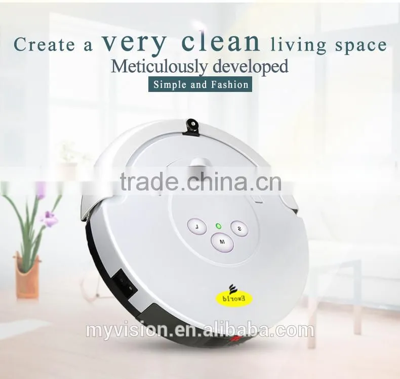White color powered lawn sweeper with collision protection
