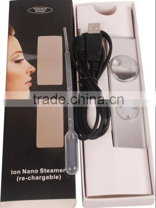 facial moisturizing steamer and ion handheld beauty device