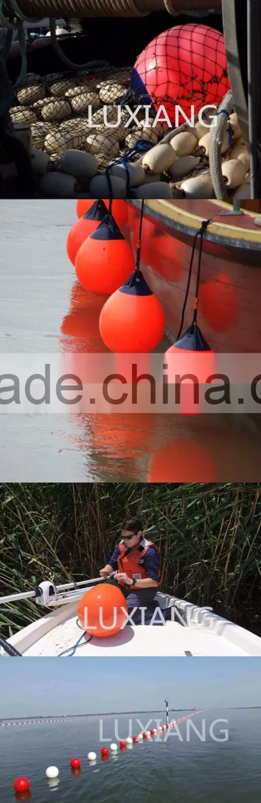 luxiang brand hot sale A25 pvc inflatable fishing net buoy