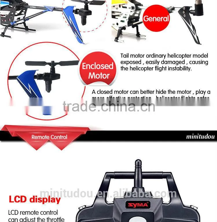 2014 Hot sales! S32 2.4G RC Helicopter 3Channel RC Helicopter Remote Control toys