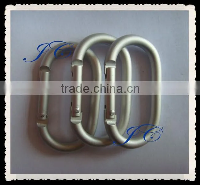 Fashion design promotional mini aluminum carabiner hook