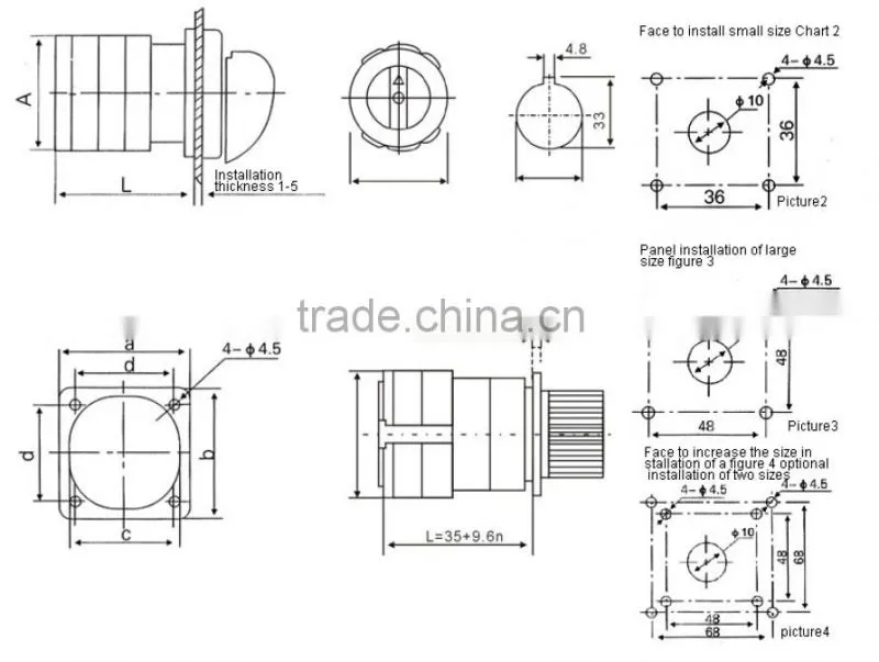4 position rotary switch, function of change over switch, automatic switches