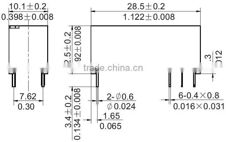 General relay mini electrical relay 12V 24V 10A 250VAC NT74(HF118F)