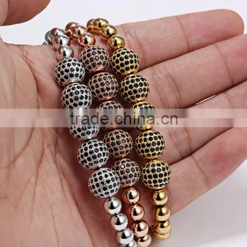 Alibaba Hot sales Stainless steel beaded bracelet online shopping Alibaba