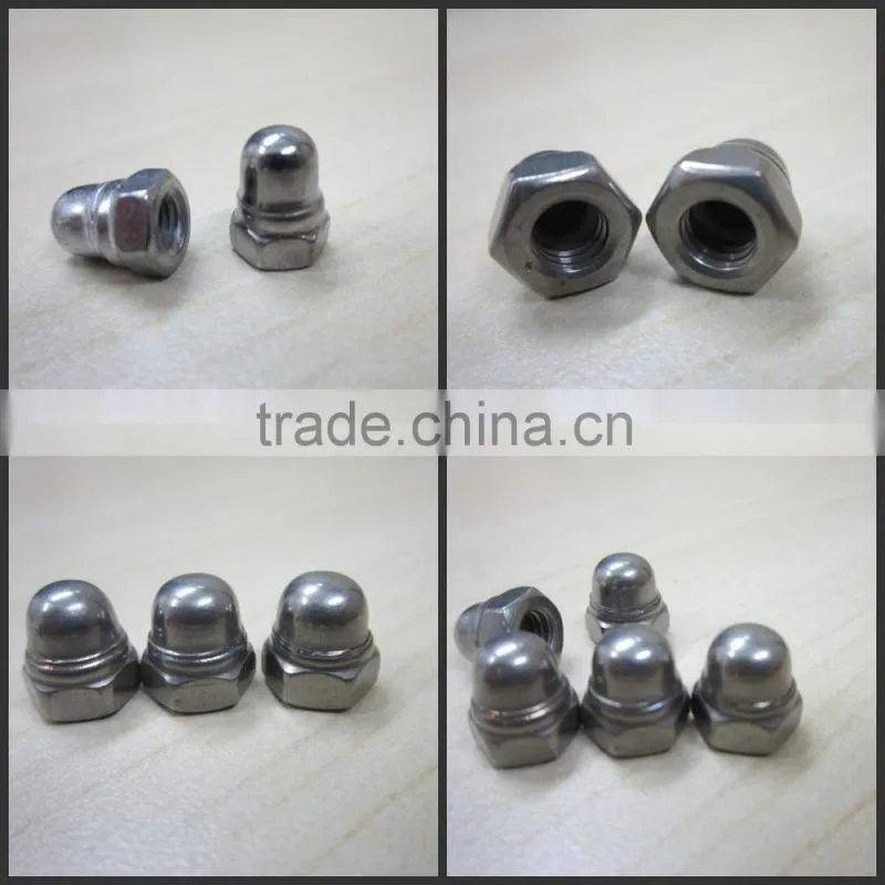 M8 stainless steel acorn nut (DIN1587)
