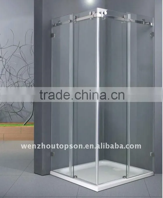 Stainless steel Two-layer glass shelf