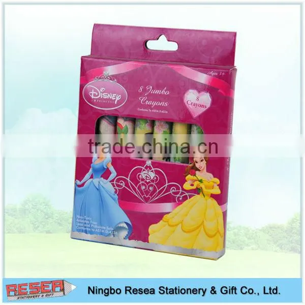 8 jumbo wax crayon set