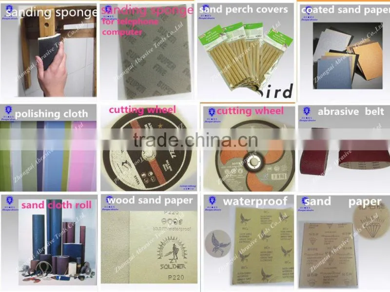 4 inch to 7 inch yellow round Viscid disc/polishing pad