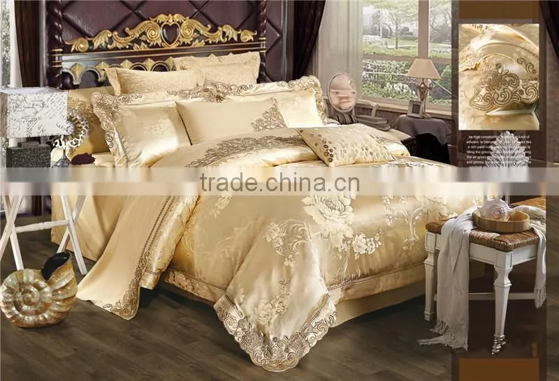The Best Fashion Luxury Jacquard and embroidery designs Bedding Set