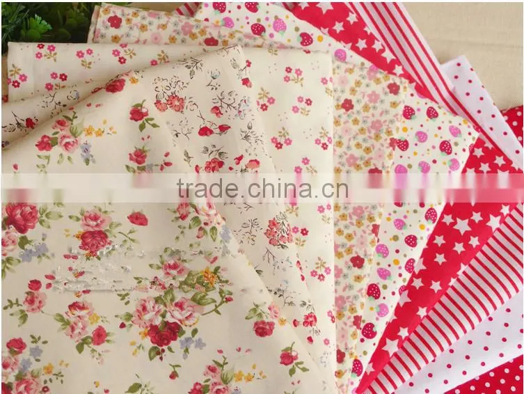 Hot sale 100% printed cotton fabric for curtain and bedding set fabric