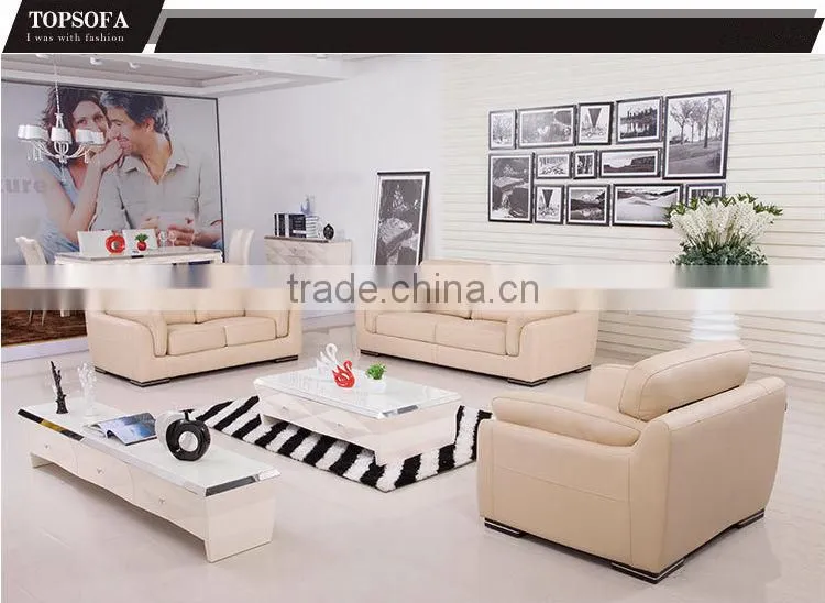 modern Italian leather double sided sofa image