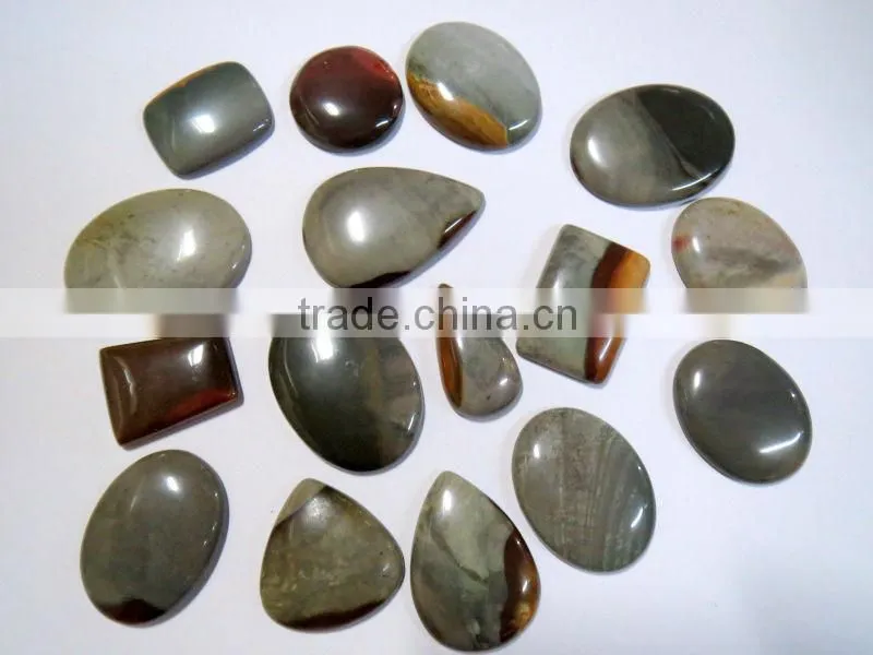 Gary Green Jasper Gemstone Cabochons
