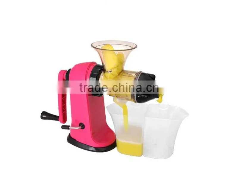 PP+ABS+S/S 30*30*12 Hot sale manual orange juicer machine/slow juicer/vegetable juicer
