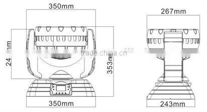 LED Moving Head Light 108*3w leds