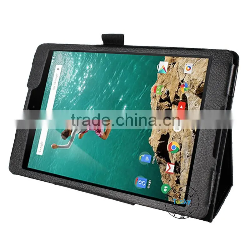 8.9 Inch Leather Tablet Case For HTC Nexus 9 Stand Case Black 2014 The Latest Brand