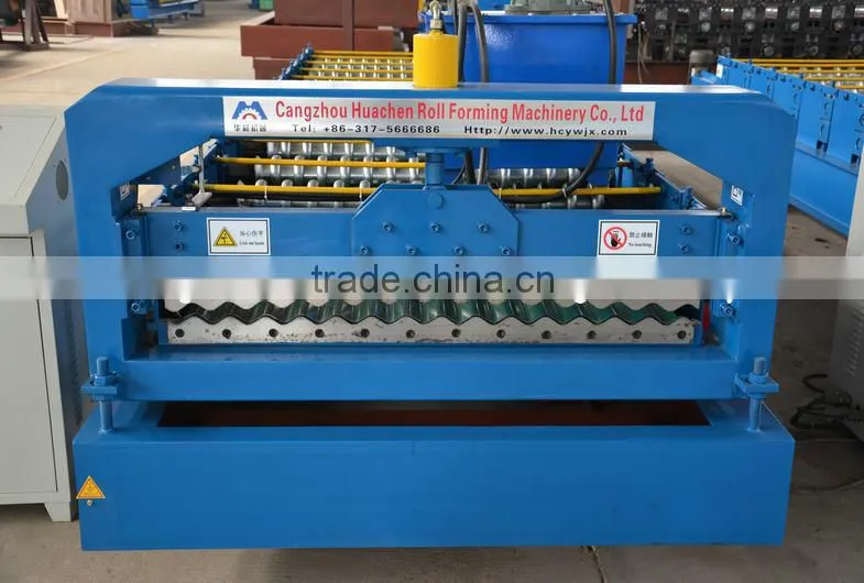 fully automatic Corrugated metal roof sheet making machine