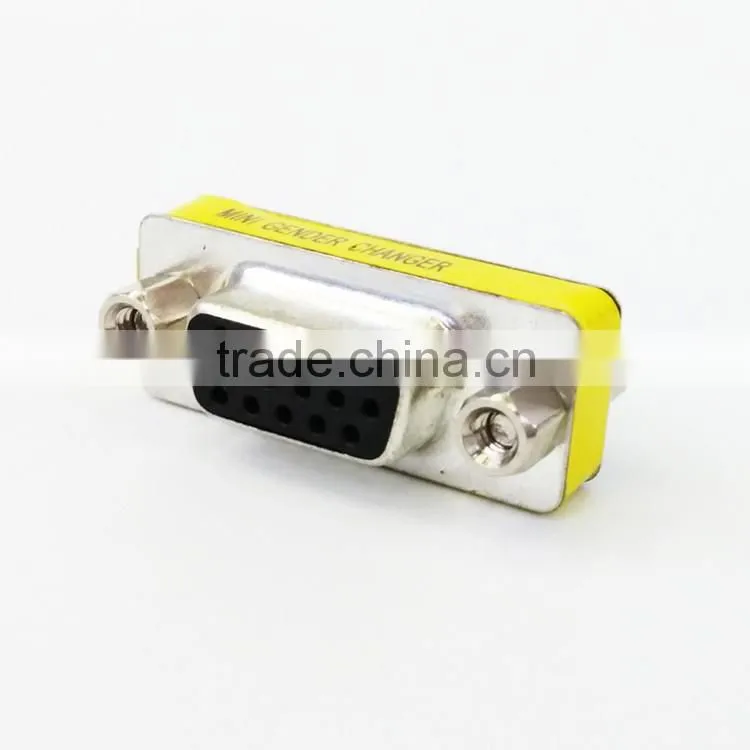 High speed and qualityVGA adapter, female to female VGA extension Adapter connecter for TV /camera/home theater/computer