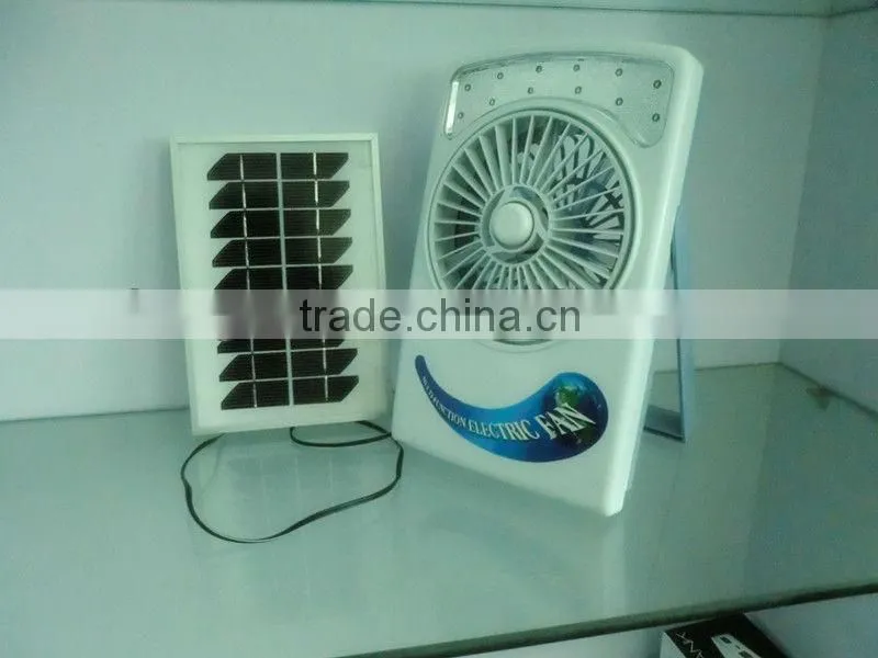 solar rechargeable Fan