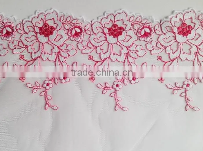2015 mesh embroidery lady lingerie lace