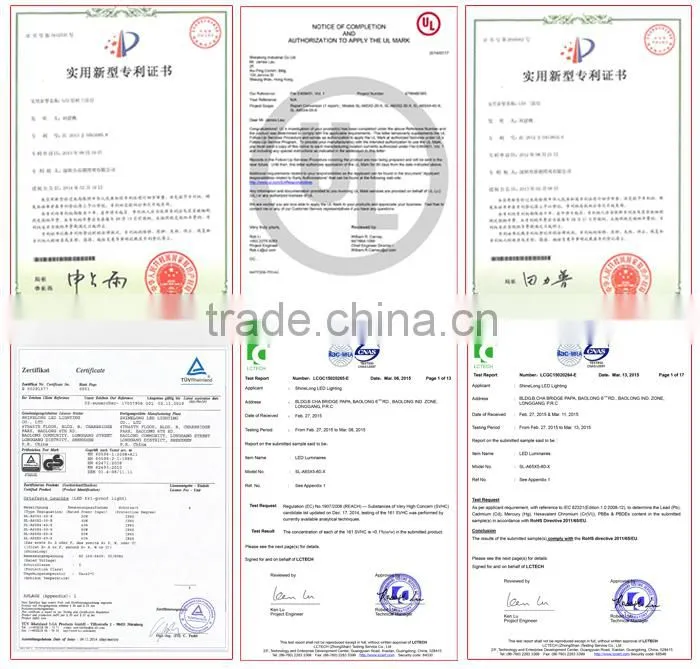 Parking lot lighting for ip65 led tri-proof light 5 years warranty