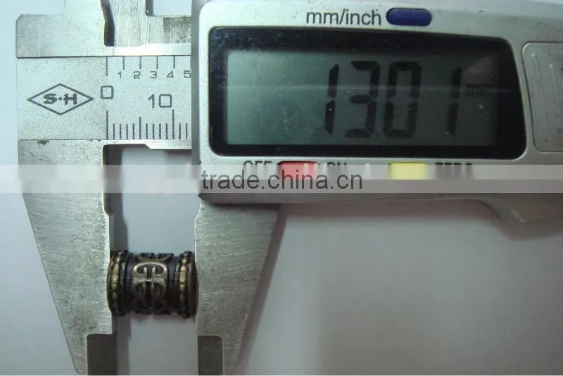 2013 fashion 13mm*9.5mm antique engrave bell stopper