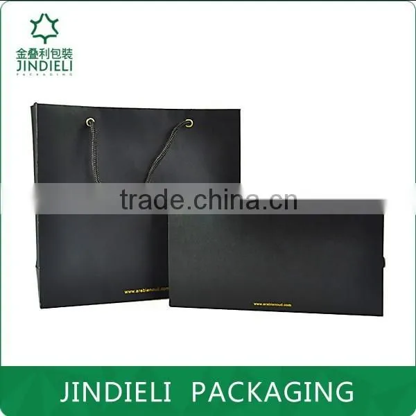 Leather and cardbord mens perfume gift box