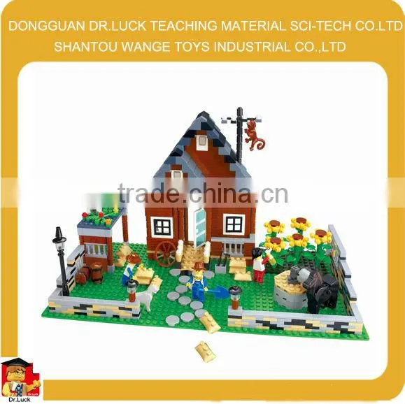 719pcs happy farm wisdom toy bricks