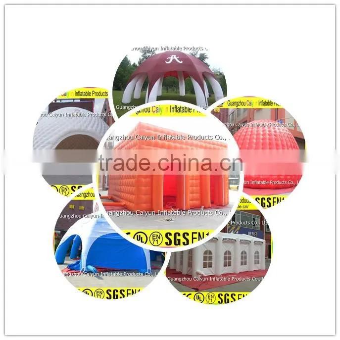 Football helmet inflatable tunnel tent