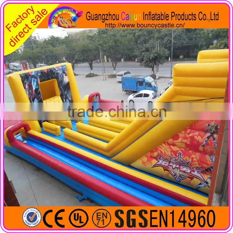 Giant outdoor sports inflatable assualt obstacle game