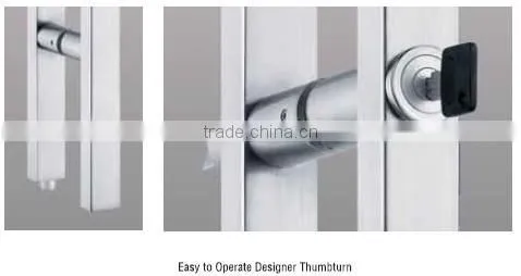 E-PAI New Desige Stainless steel safety glass door handle lock
