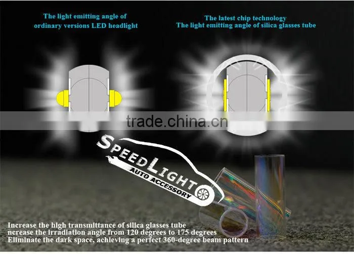 Speedlight High Power Upgrade Version 30W 3600LM 2S LED Headlight Bulb H4