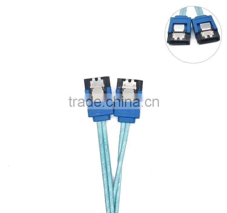 blueflat Sata data cable 3.0,SATA 3.0 Cable Straight to Straight