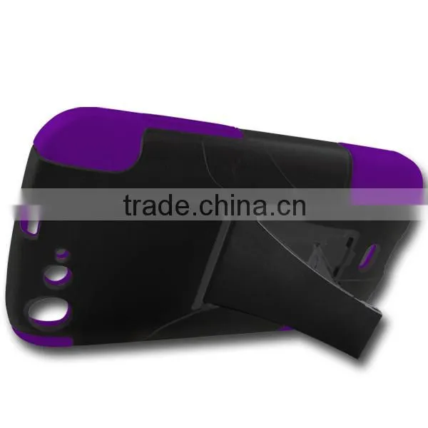 T-Stand Dual Layer Armor Case With Kick Stand For BLU life one