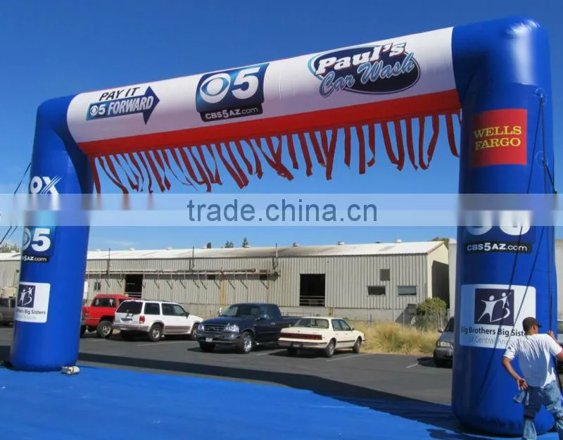 40ftL square archway inflatable advertising arch