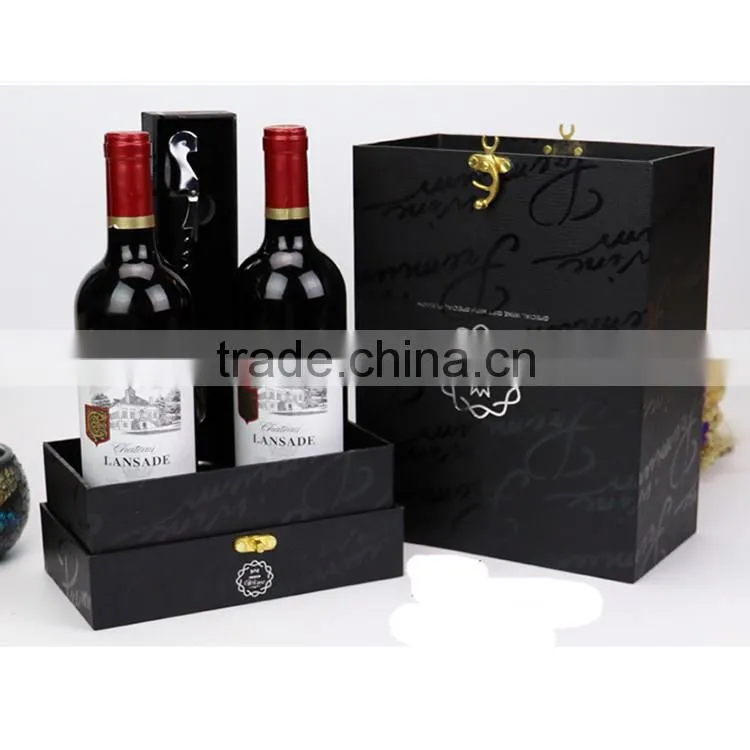 Newest fancy printing box 12 bottle paper wine box