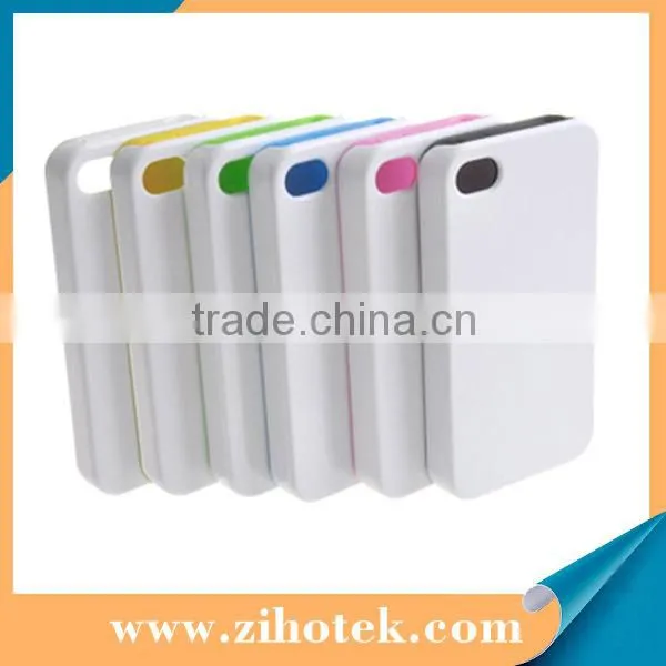 Double Protective 3D sublimation case for iPhone 4/4s (inner rubber case + outside 3D cases)