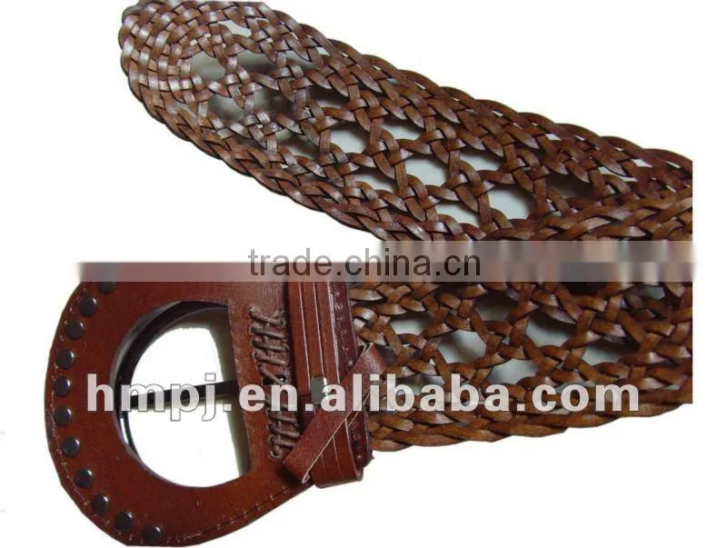 fashion 2012 Woman's Braided Leather Belts
