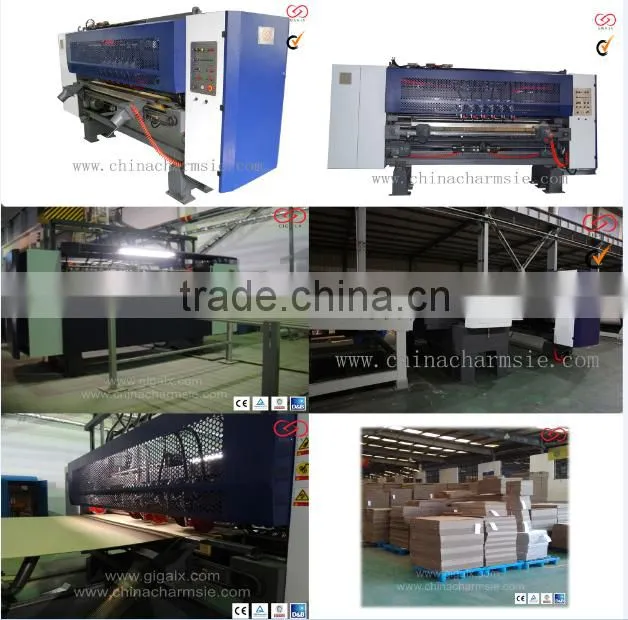 GIGA LXC-250 NC High Speed Automitic Thin Blade Slittor Scorer Corrugated Cardboard Carton Box Cutting Machine